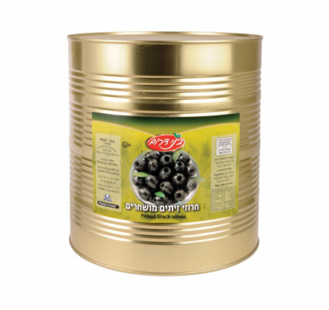 Yavne Black Olive Pitted 9 l