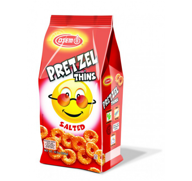 Osem Salted flat pretzels 350 g