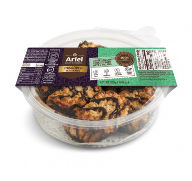 Ariel Passover Coated Coconut Cookies Apple Filling 300 g