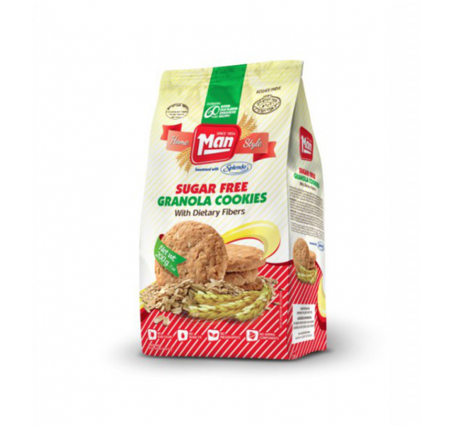 Man sugarless Granola Cookies 200 g